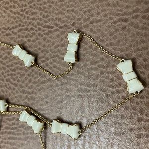 Kate Spade long bow necklace
